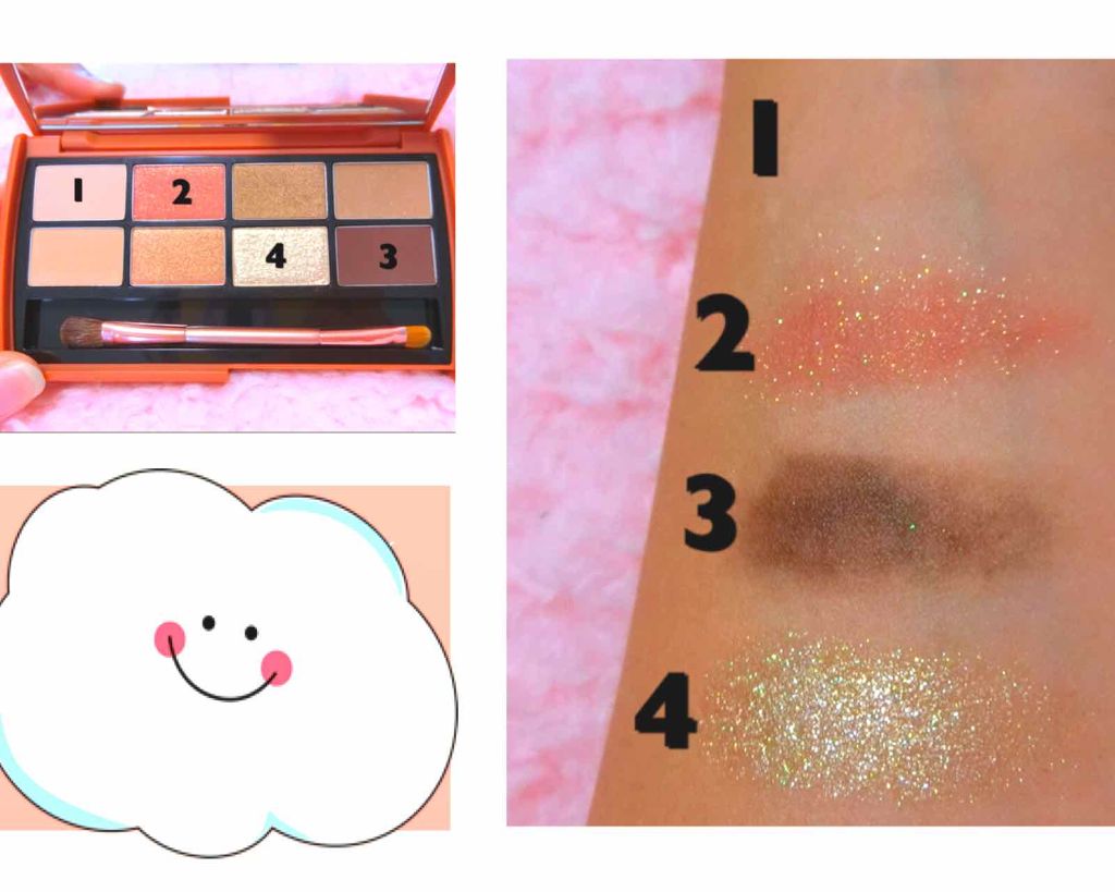 デイリズムアイパレット/heimish/アイシャドウパレットを使ったクチコミ(3枚目)