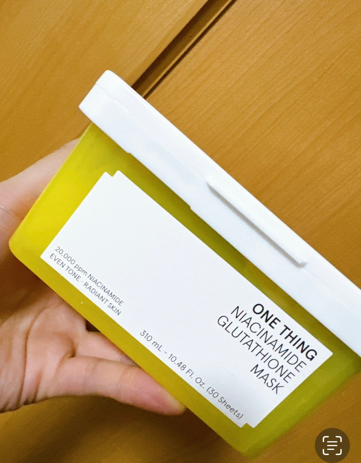 ナイアシンアミドグルタチオンマスク/ONE THING/シートマスク・パックを使ったクチコミ(1枚目)