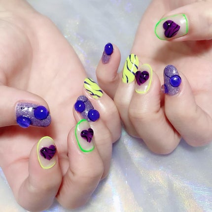 なかやまちえこ on LIPS 「タイガーネイル🐯⠀⠀(デザインはいくつかお伺いして)⠀#nai..」(2枚目)