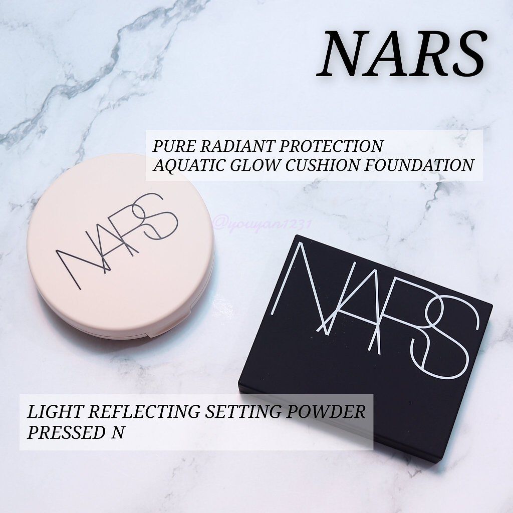 ピュアラディアントプロテクション アクアティックグロー クッションファンデーション SPF50+／PA+++/NARS/クッションファンデーションを使ったクチコミ（1枚目）