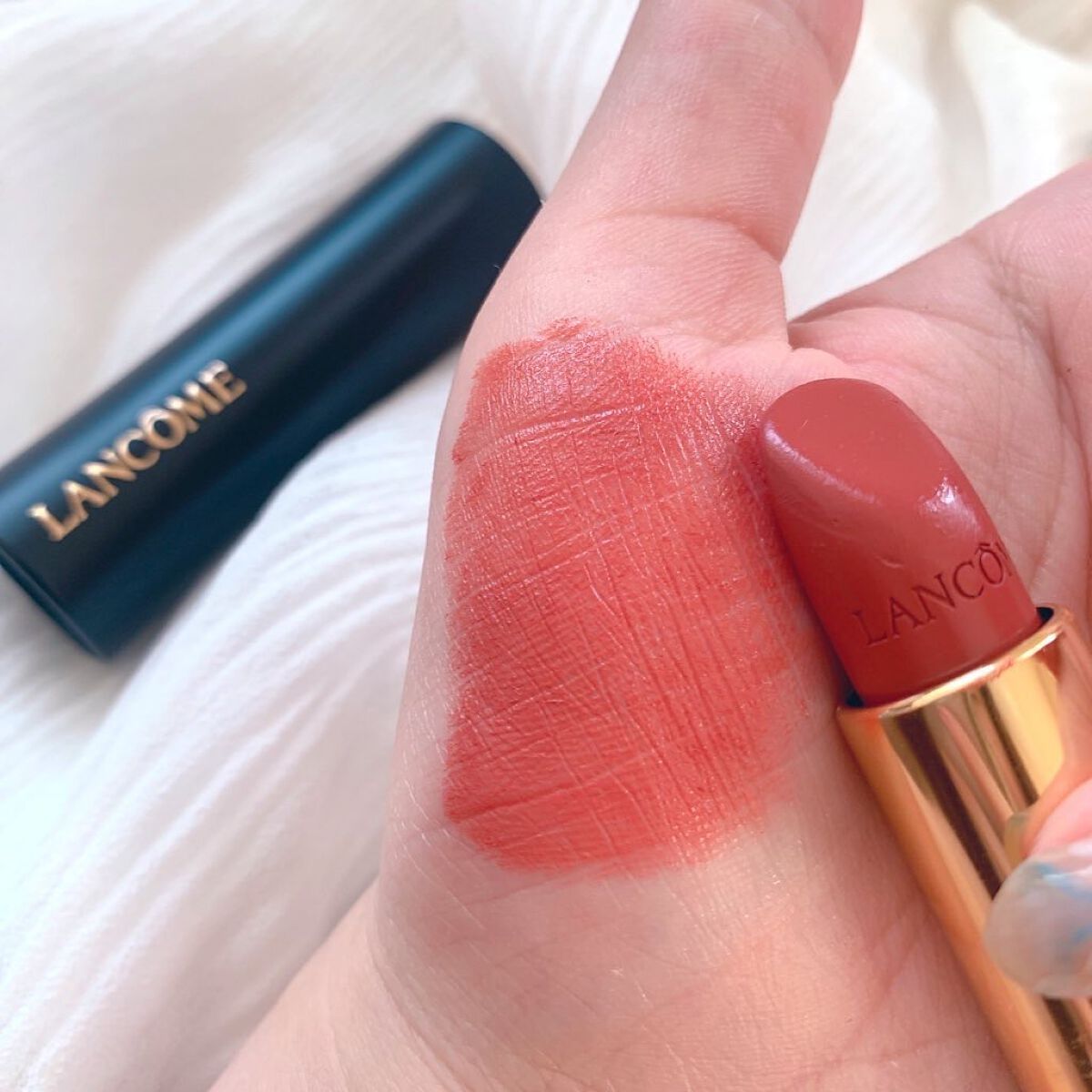 ラプソリュ ルージュ/LANCOME/口紅を使ったクチコミ（3枚目）