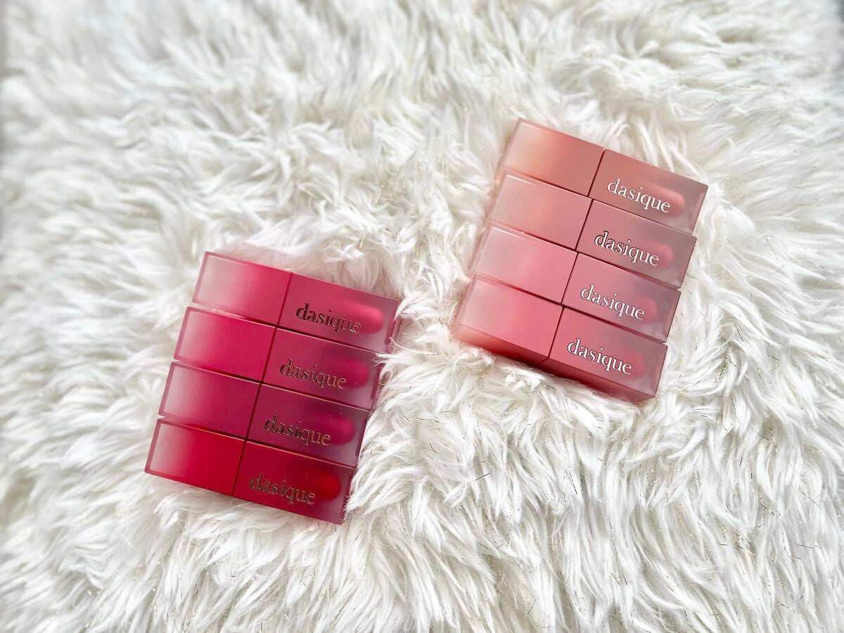クリームドゥローズティント/dasique/リップティントを使ったクチコミ(4枚目)