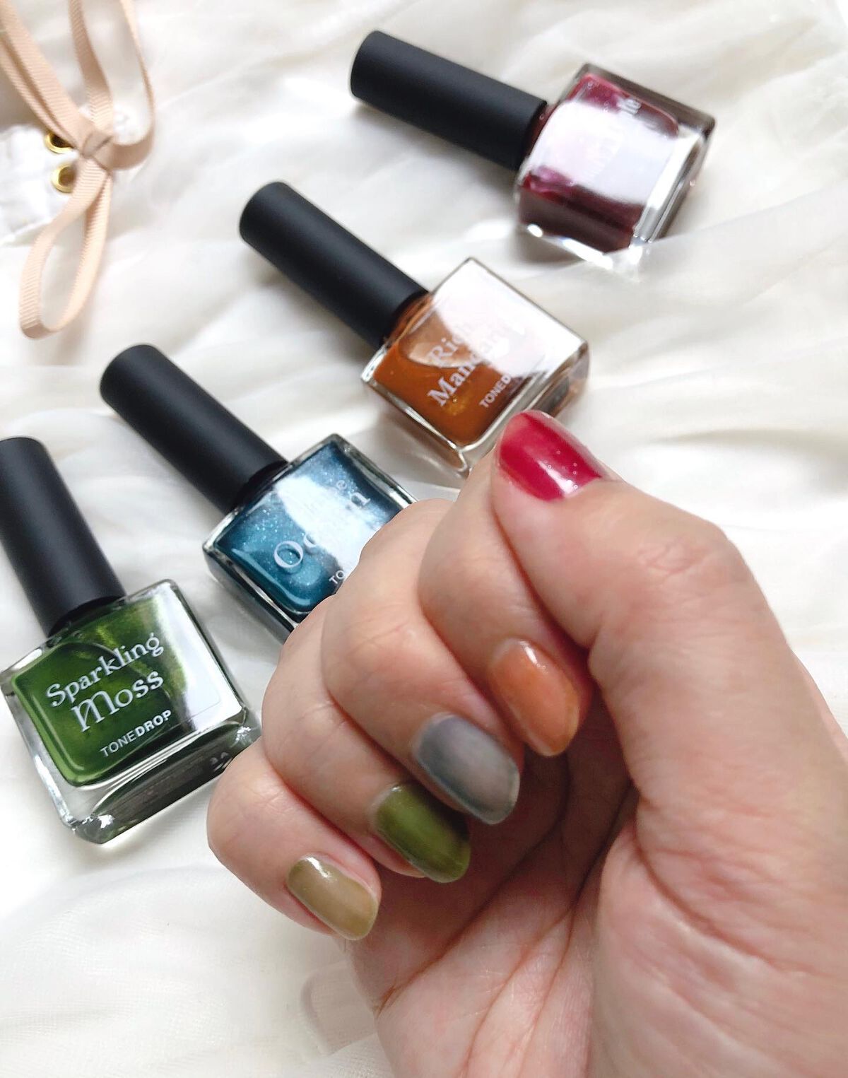 TONE DROP ネイルポリッシュ/D-UP/マニキュアを使ったクチコミ(2枚目)