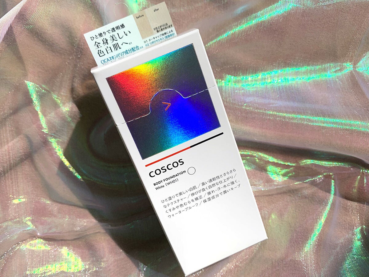 ボディファンデーション ホワイト/COSCOS/ボディミルクを使ったクチコミ(5枚目)