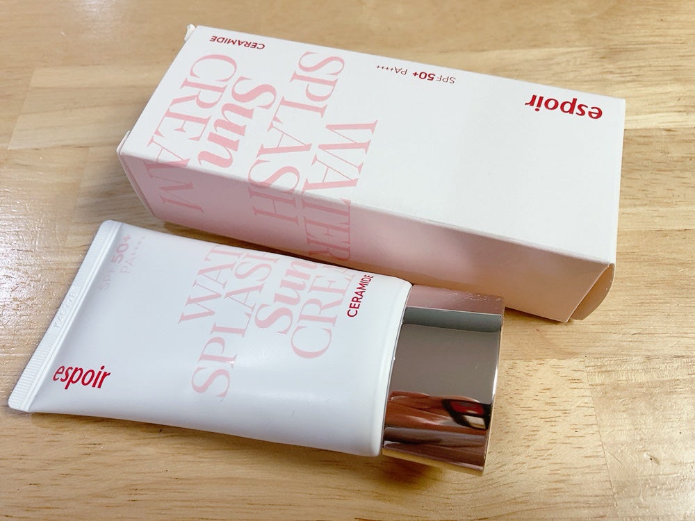 ウォータースプラッシュサンクリーム セラミド/espoir/日焼け止めクリームを使ったクチコミ(1枚目)