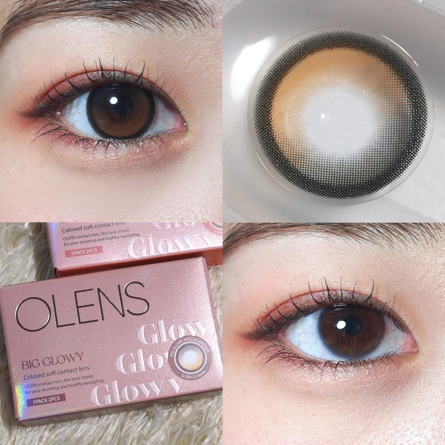 Glowy 1day/OLENS/ワンデー(1DAY)カラコンを使ったクチコミ(7枚目)