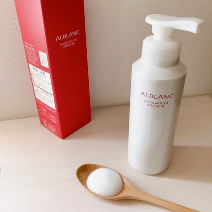 マイクロムース リフレッシャー/ALBLANC/泡洗顔を使ったクチコミ(4枚目)