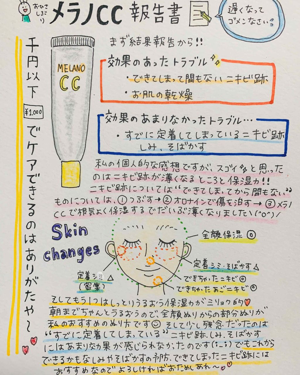 薬用 しみ 集中対策 美容液/メラノCC/美容液を使ったクチコミ（1枚目）