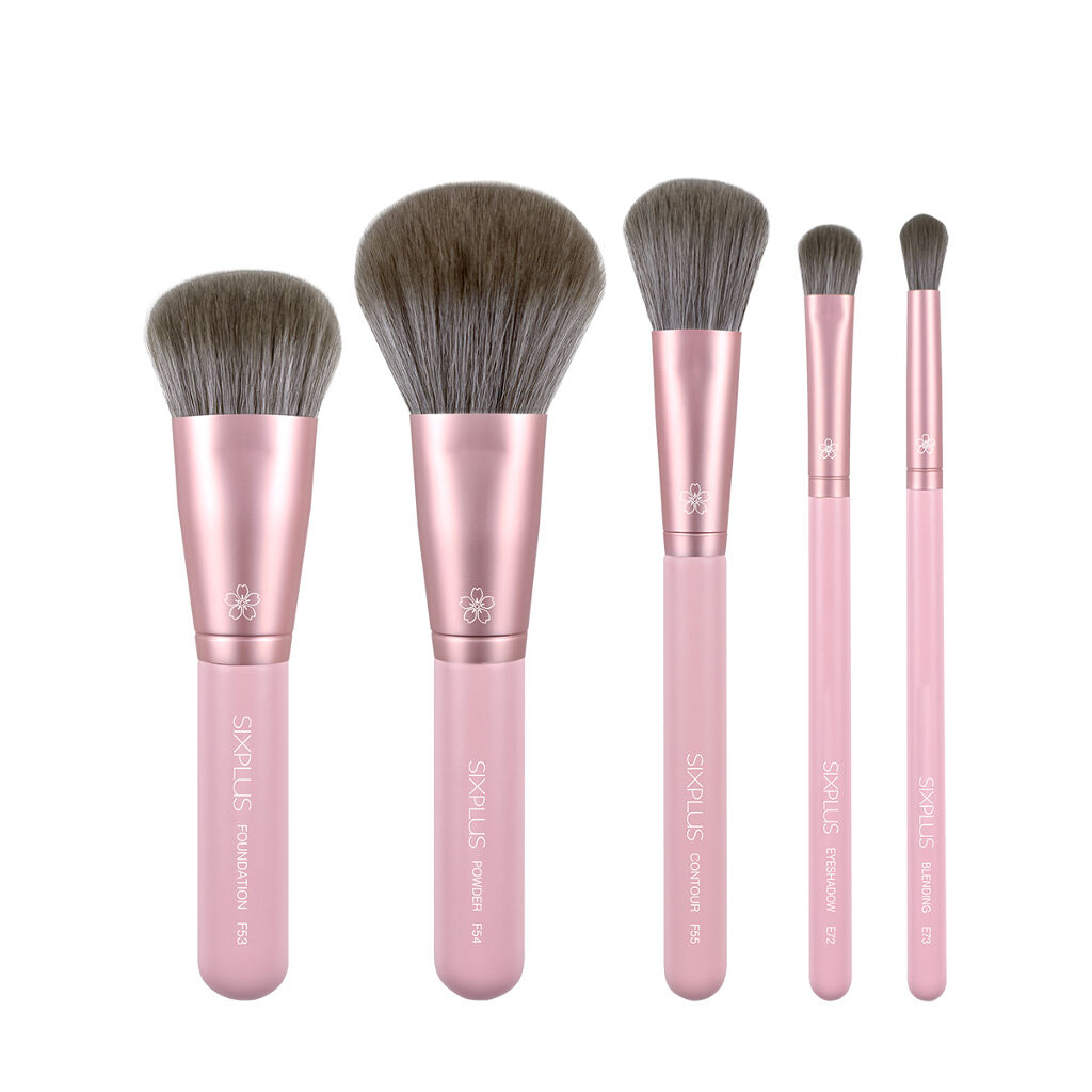 シックスプラス　SIXPLUS メイクブラシ　15本セット　ピンク 楽天市場】【公式】SIX PLUS ロマンチックなピンク色メイク