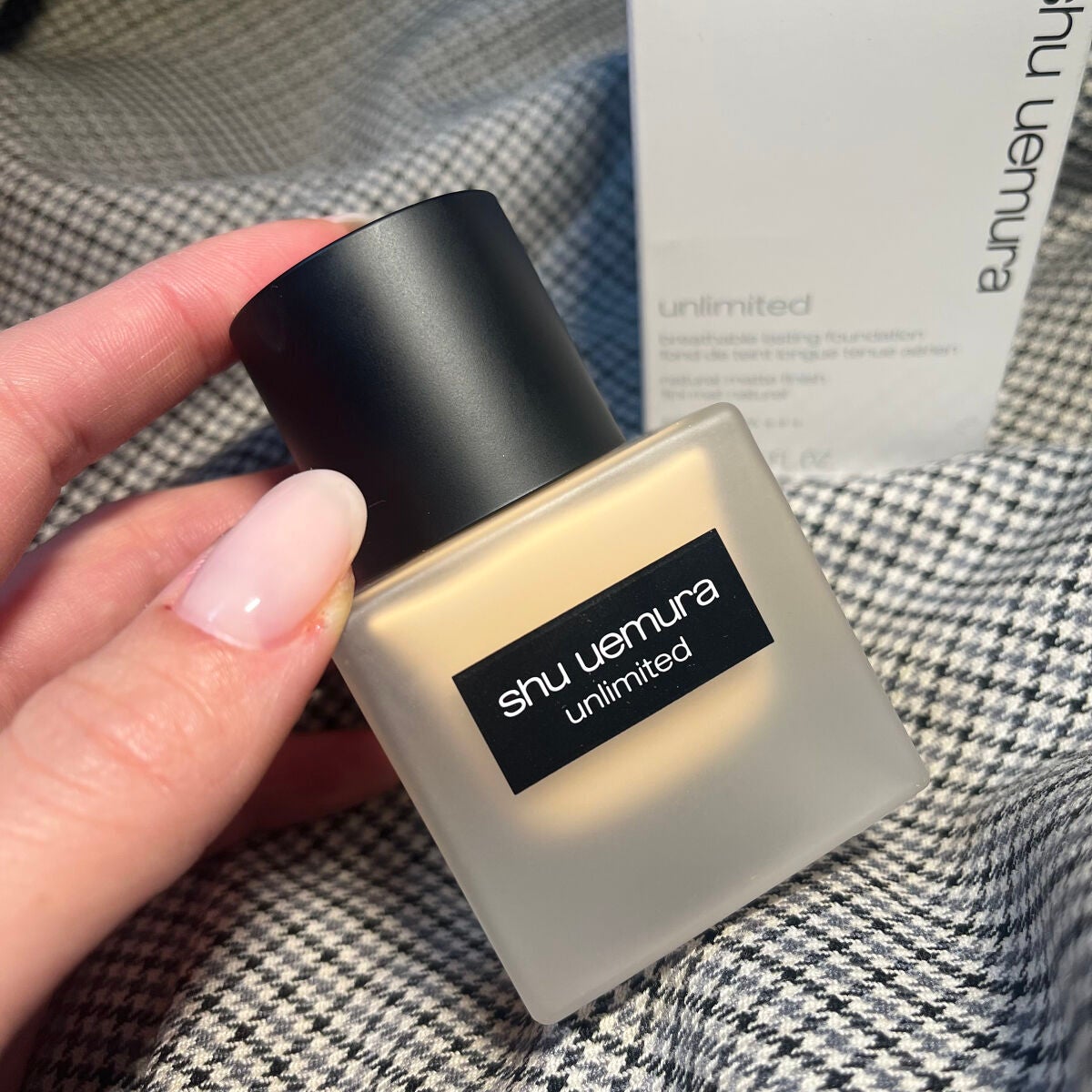 (旧)アンリミテッド ラスティング フルイド/shu uemura/リキッドファンデーションを使ったクチコミ(1枚目)