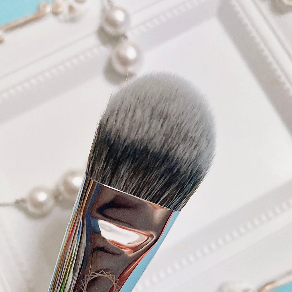 119 カーブファンデーションブラシ/MYAURA/メイクブラシを使ったクチコミ(3枚目)