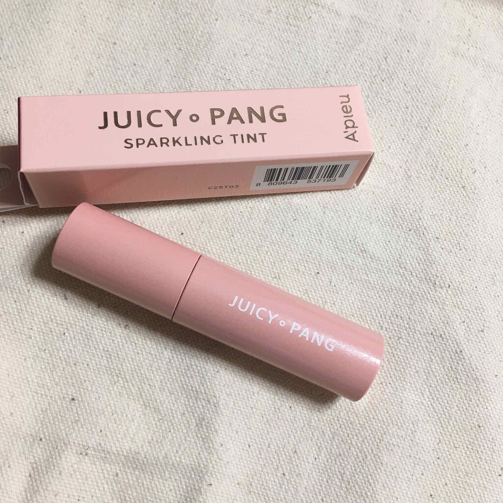 アピュー ジューシーパン スパークリングティント/A’pieu/口紅を使ったクチコミ（1枚目）