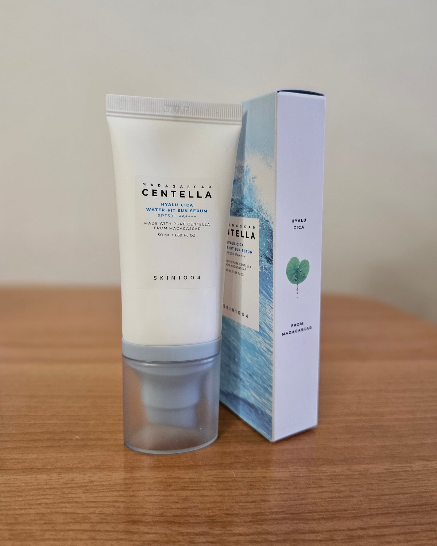 ヒアルーシカ ウォーターフィット サンセラム/SKIN1004/日焼け止めローションを使ったクチコミ(1枚目)