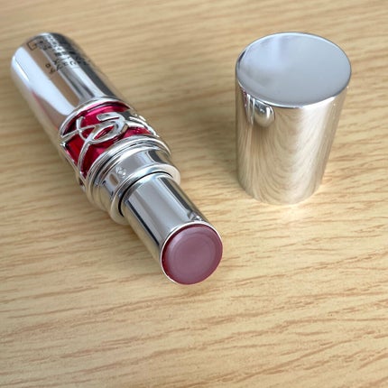 YSL ラブシャイン キャンディグレーズ No.6 バーガンディ テンプテーション/YVES SAINT LAURENT BEAUTE/口紅を使ったクチコミ(2枚目)