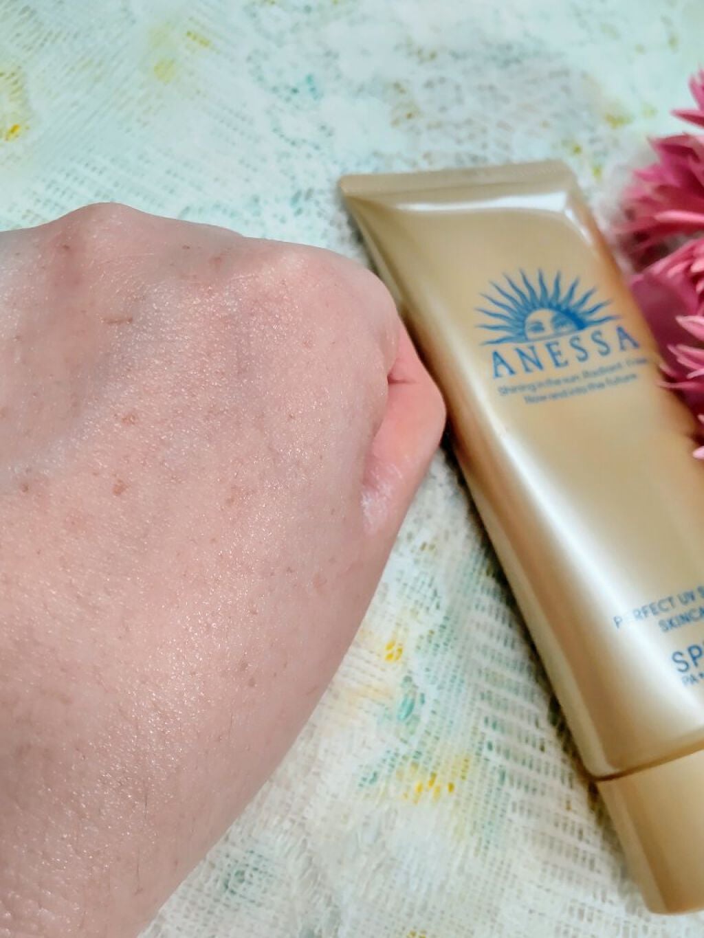 パーフェクトUV スキンケアジェル N/アネッサ/日焼け止め・UVケアを使ったクチコミ(4枚目)
