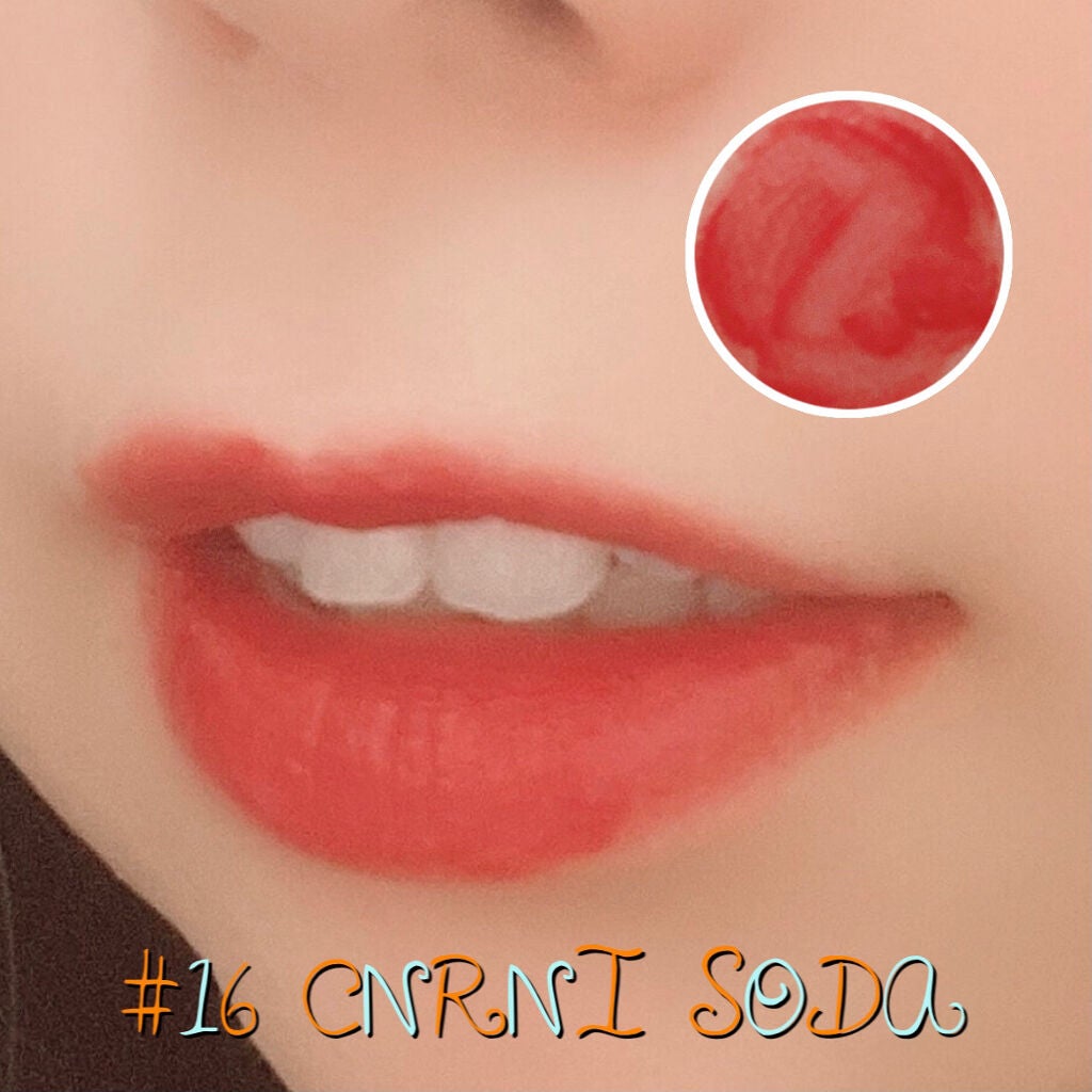 ジューシーラスティングティント/rom&nd/リップティントを使ったクチコミ(4枚目)