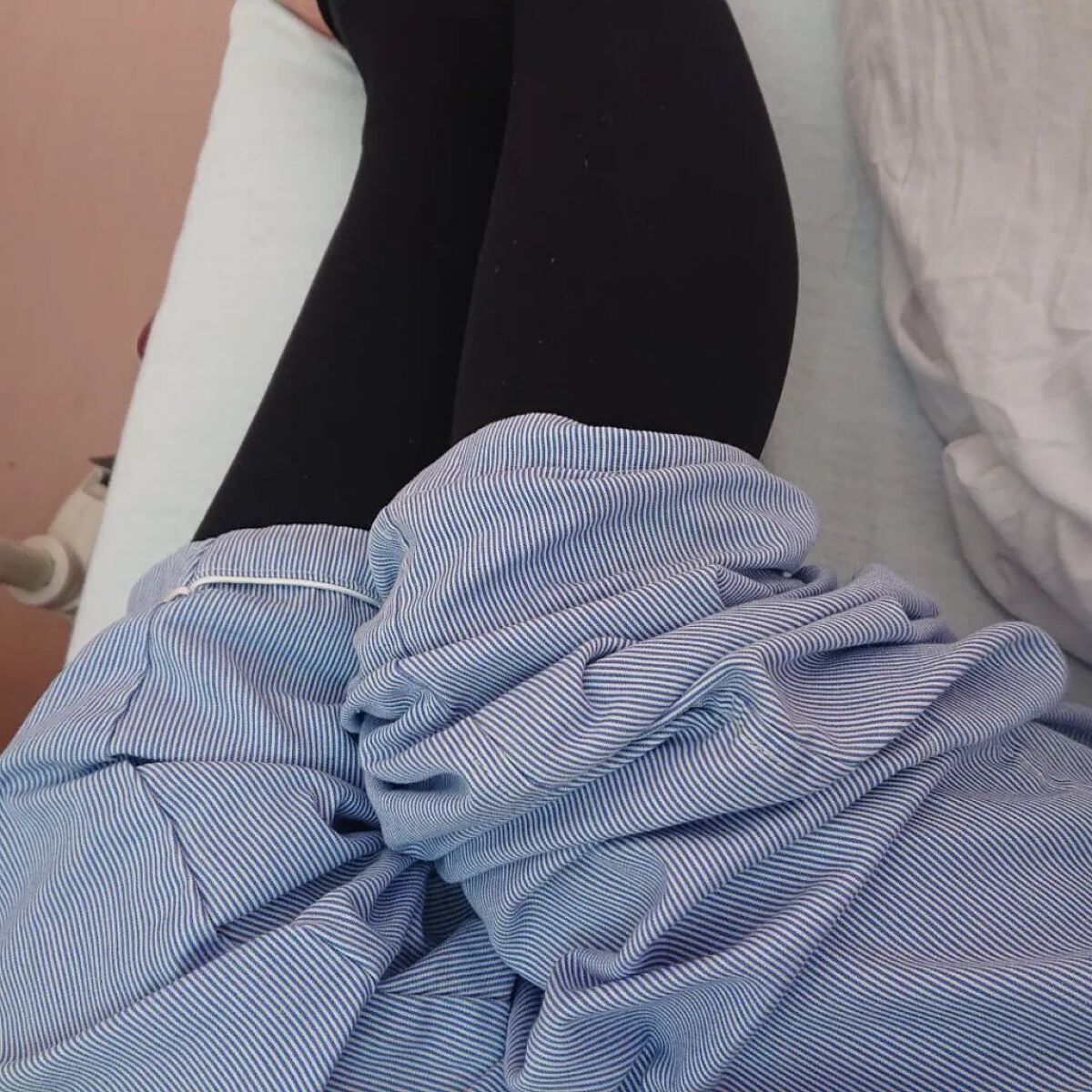 スリムウォーク 24h マルチスキニー デニム風 ブラック(M)/SLIMWALK/着圧ソックス・レギンスを使ったクチコミ（2枚目）