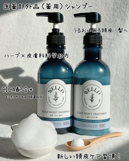 薬用スカルプケアシャンプー/トリートメント モイスト/WELLP/市販シャンプーを使ったクチコミ(8枚目)