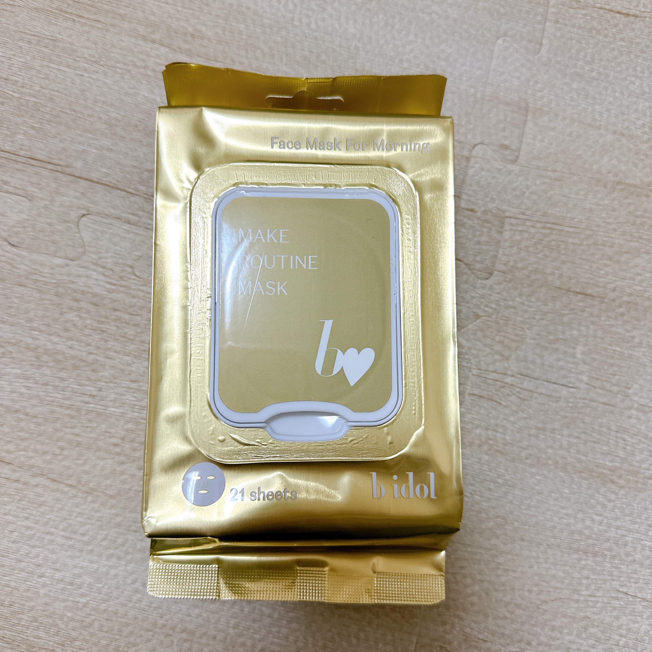 メイクルーティンマスクR/b idol/シートマスク・パックを使ったクチコミ（1枚目）