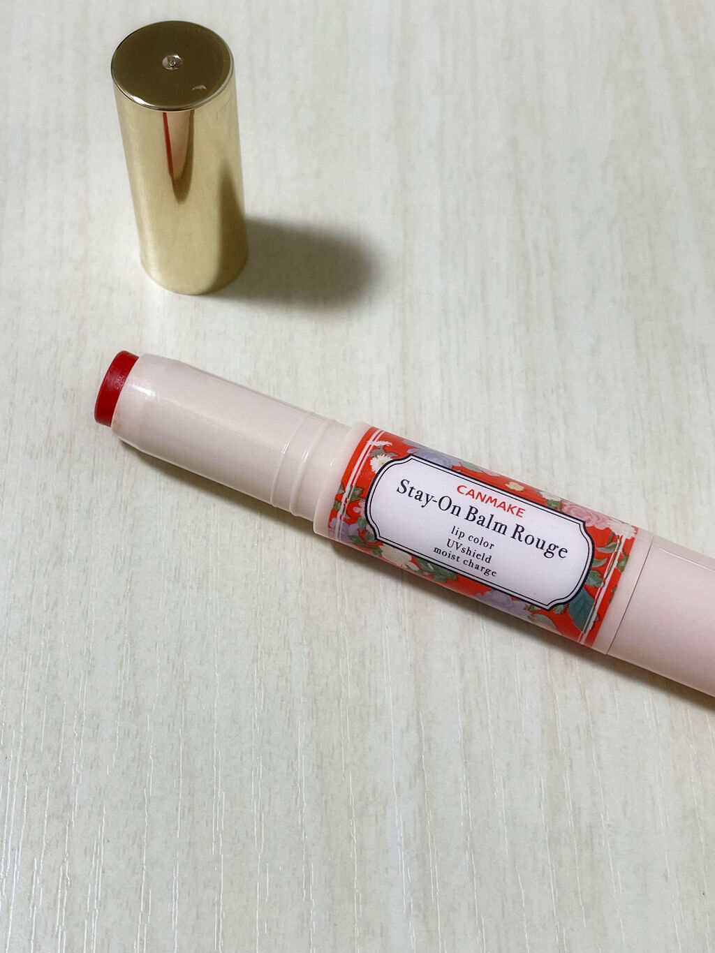 ステイオンバームルージュ/キャンメイク/口紅を使ったクチコミ（2枚目）