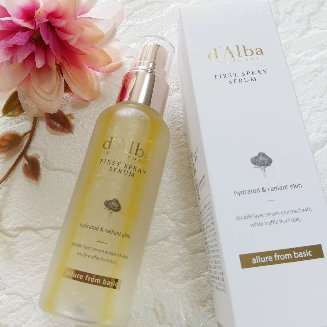 ダルバ ホワイトトリュフファーストスプレーセラム/ダルバ/ミスト状化粧水を使ったクチコミ（2枚目）