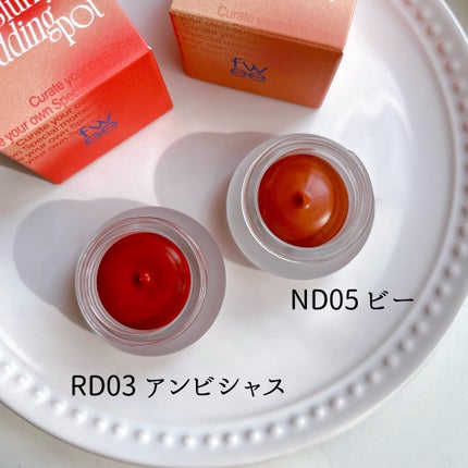 フィー リップアンドチーク ブラーリープリンポット/fwee/口紅を使ったクチコミ(2枚目)