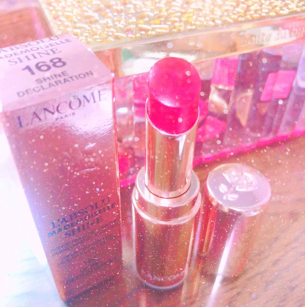 ラプソリュ マドモワゼルシャイン/LANCOME/口紅を使ったクチコミ(1枚目)