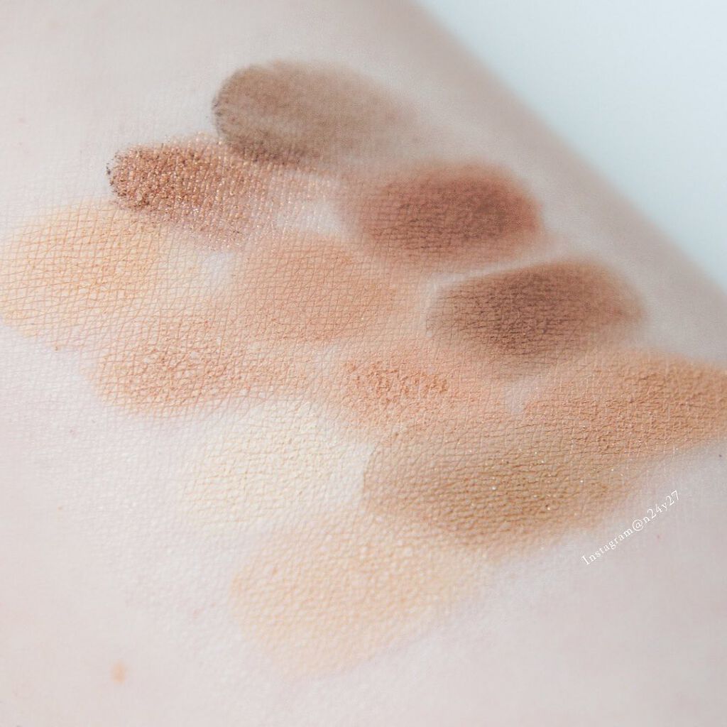 ソフトブラーリングアイパレット 01.バニラブラーリング/wakemake/アイシャドウパレットを使ったクチコミ（3枚目）