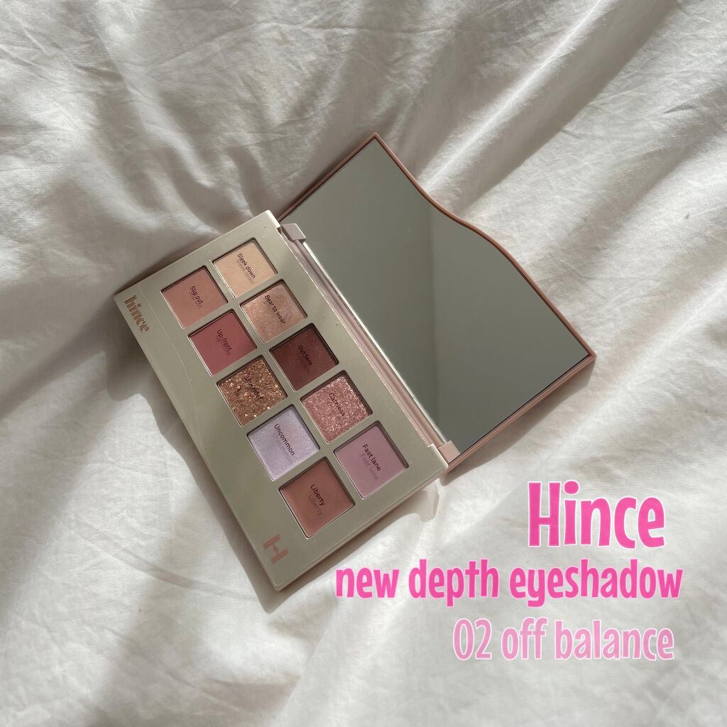 ニューデップスアイシャドウパレット/hince/アイシャドウパレットを使ったクチコミ(1枚目)