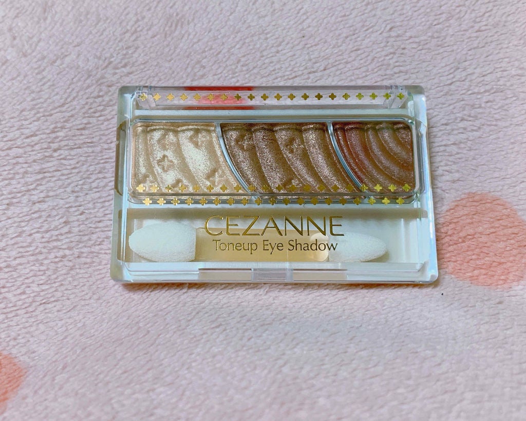 トーンアップアイシャドウ/CEZANNE/アイシャドウパレットを使ったクチコミ(1枚目)