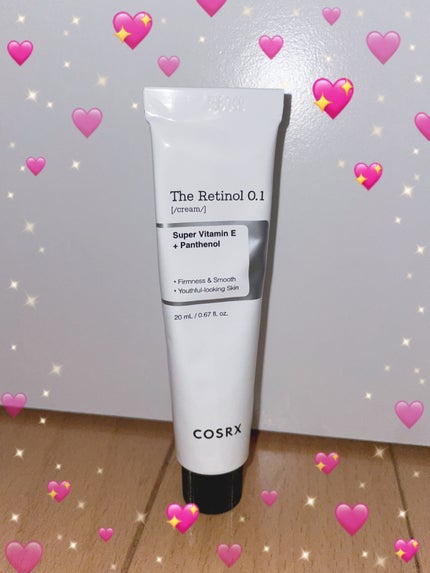 RXザ・レチノール0.1クリーム/COSRX/フェイスクリームを使ったクチコミ(1枚目)
