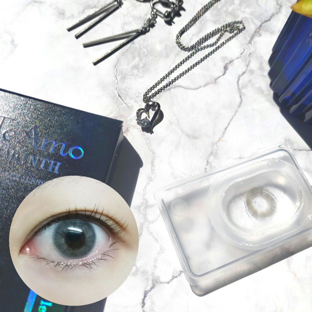 GRUNGE 1month/TeAmo/１ヶ月（１MONTH）カラコンを使ったクチコミ（3枚目）