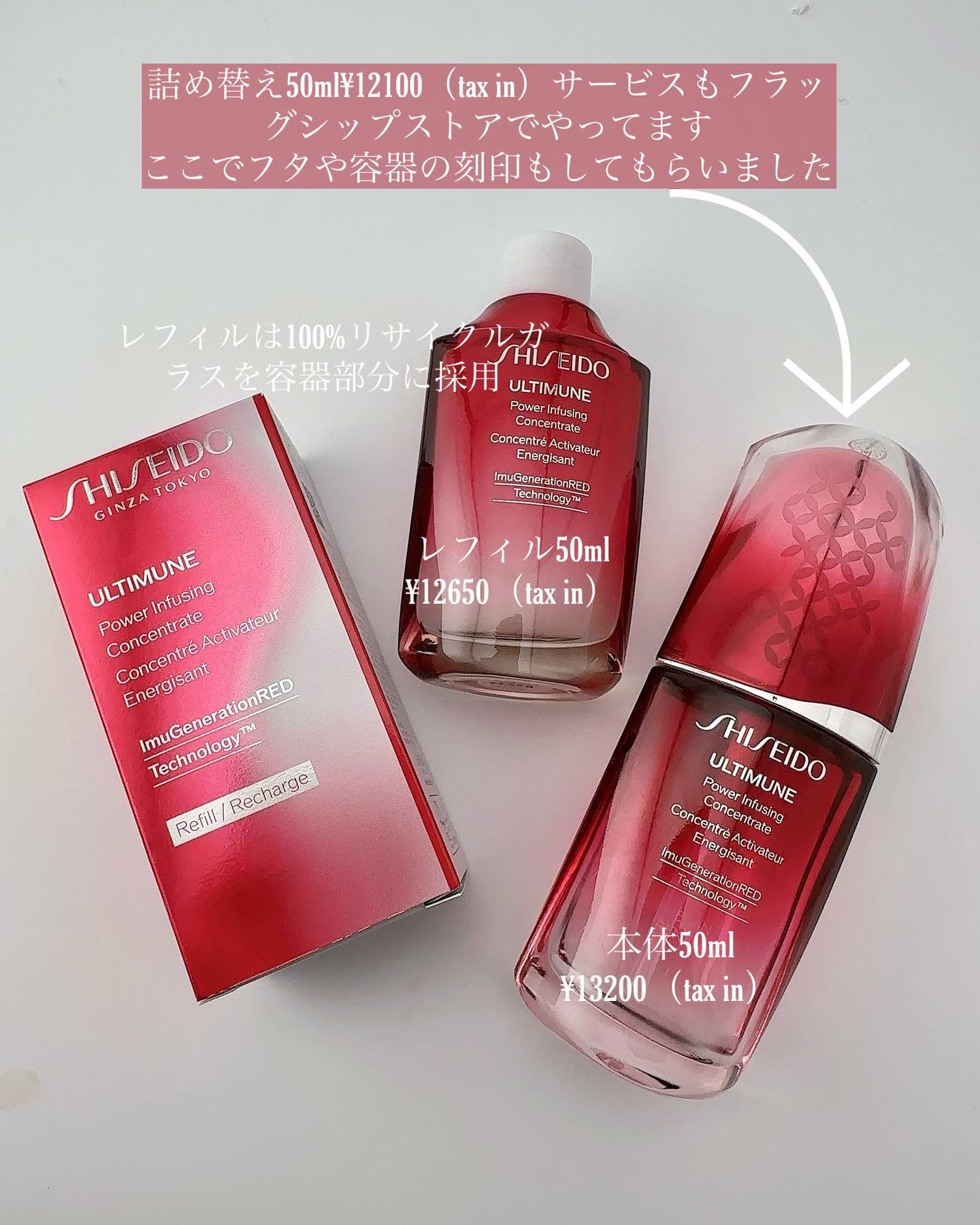 アルティミューン™ パワライジング コンセントレート Ⅲ 50ml（レフィル）/SHISEIDO/美容液を使ったクチコミ（3枚目）