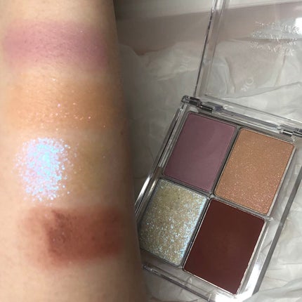 4色アイシャドウパレット 03 パールブロンシュ/aZTK/アイシャドウパレットを使ったクチコミ(3枚目)