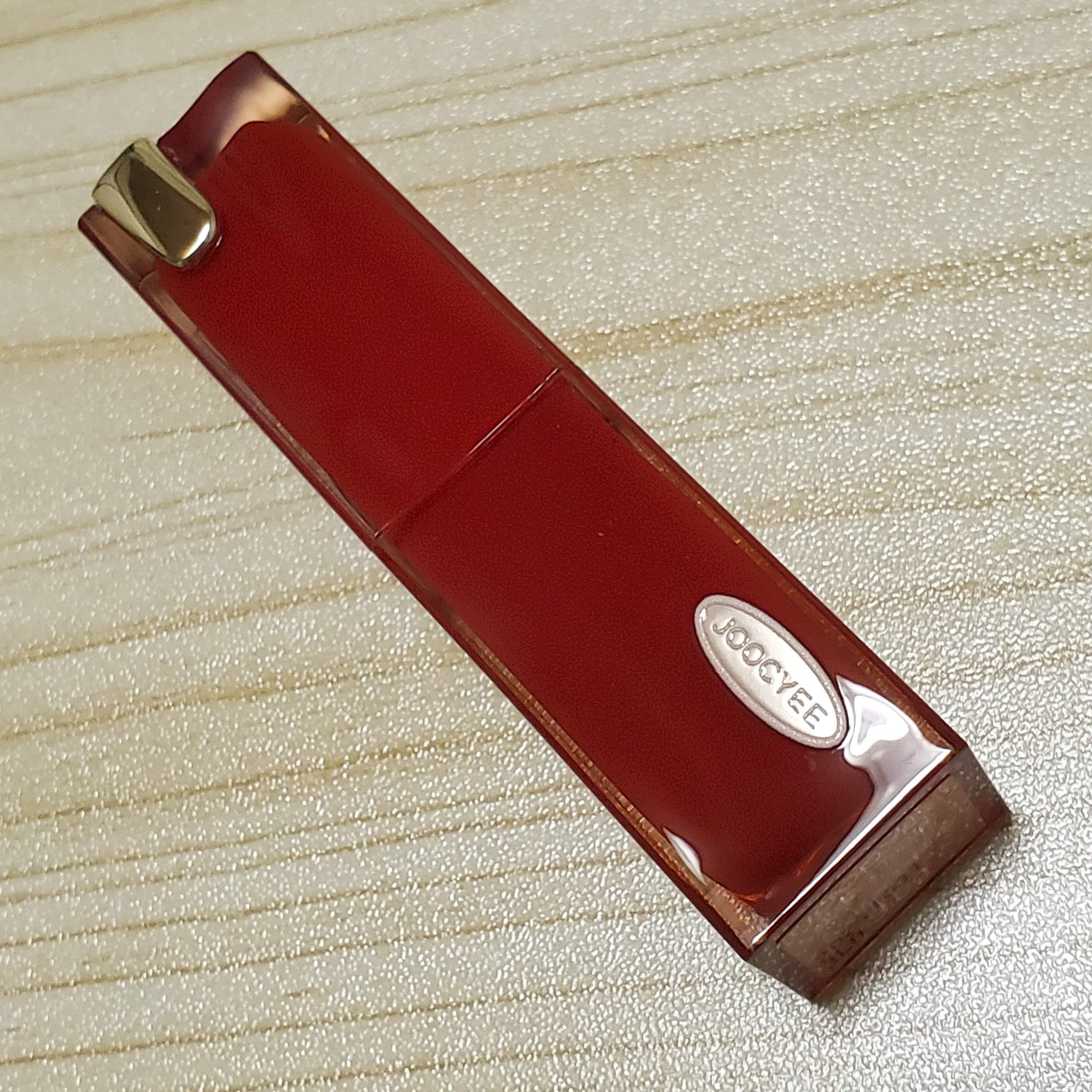 APPLE YOU グレーズフィルムルージュ #525 完熟メープル/Joocyee/口紅を使ったクチコミ（2枚目）