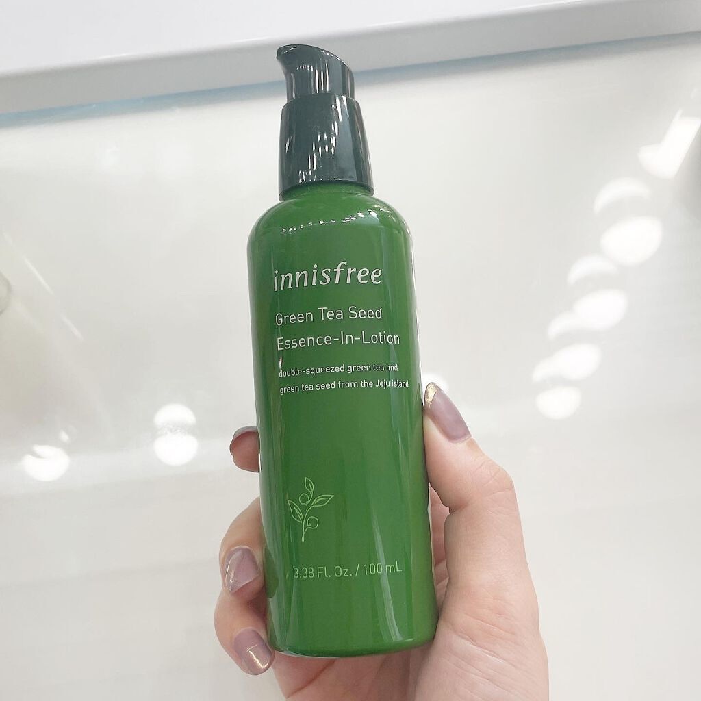 グリーンティーシード エッセンスインローション/innisfree/乳液を使ったクチコミ(2枚目)