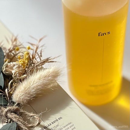 カーミングリラックスバスオイル/favs/保湿系入浴剤を使ったクチコミ(1枚目)