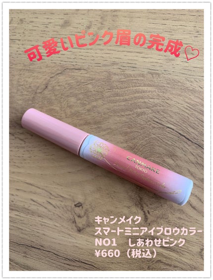スマートミニアイブロウカラー/キャンメイク/眉マスカラを使ったクチコミ(1枚目)