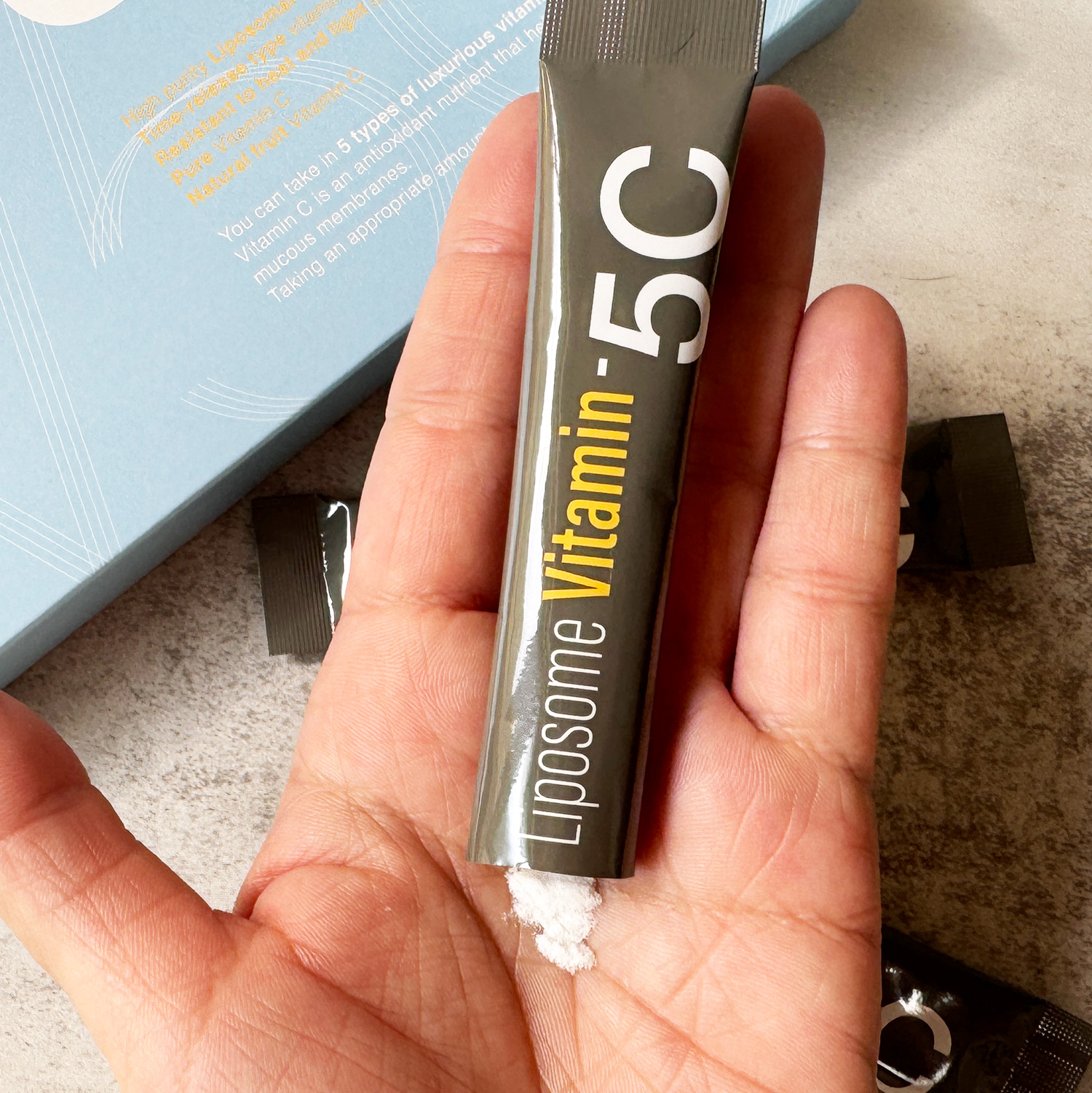 Liposome Vitamin - 5C/renaTerra/美容サプリメントを使ったクチコミ（2枚目）