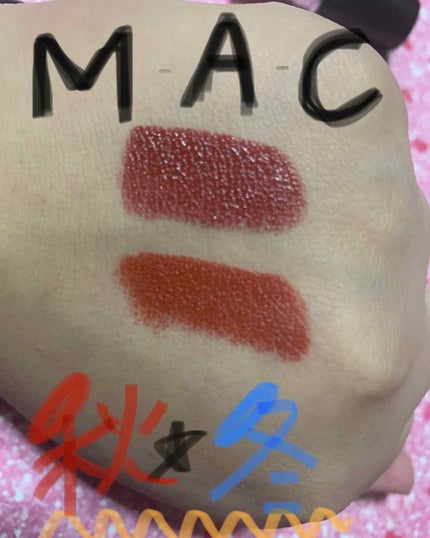 リップスティック デュボネ(アンプリファイド)/M・A・C/口紅を使ったクチコミ(2枚目)