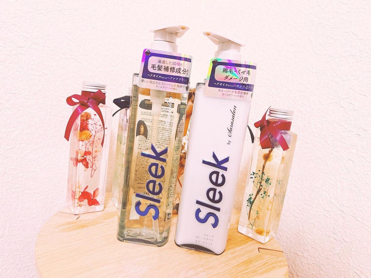 グレースリペアシャンプー/トリートメント/スリーク by サラサロン/市販シャンプーを使ったクチコミ(1枚目)