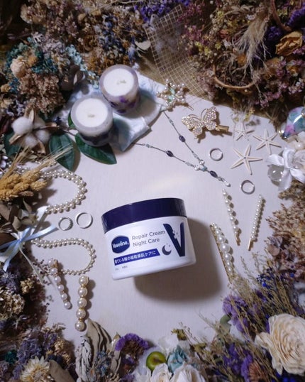 ヴァセリンリペアクリームナイトケア/ヴァセリン/ボディクリームを使ったクチコミ(1枚目)