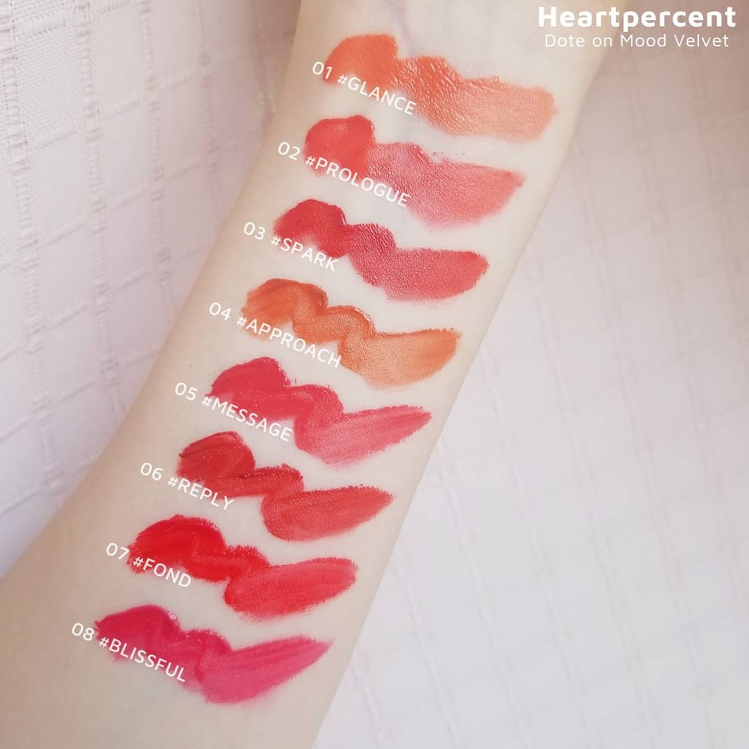 ドットオンムードベルベット/Heart Percent/口紅を使ったクチコミ(3枚目)