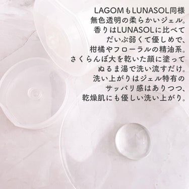 ラゴム ジェルトゥウォーター クレンザー(朝用洗顔)/LAGOM /洗顔フォームを使ったクチコミ（3枚目）