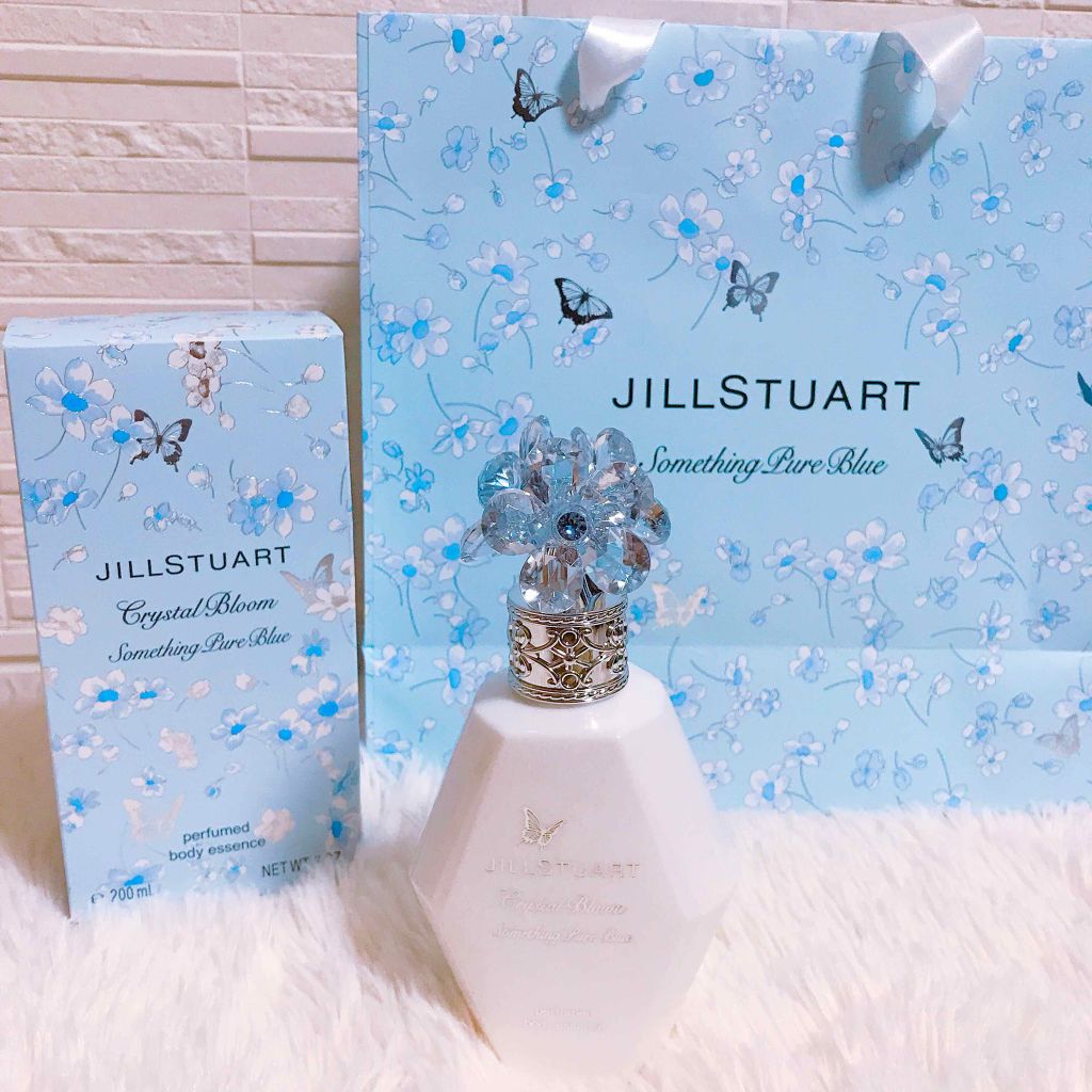 クリスタルブルーム サムシングピュアブルー パフュームド ボディエッセンス/JILL STUART/香水(その他)を使ったクチコミ(2枚目)