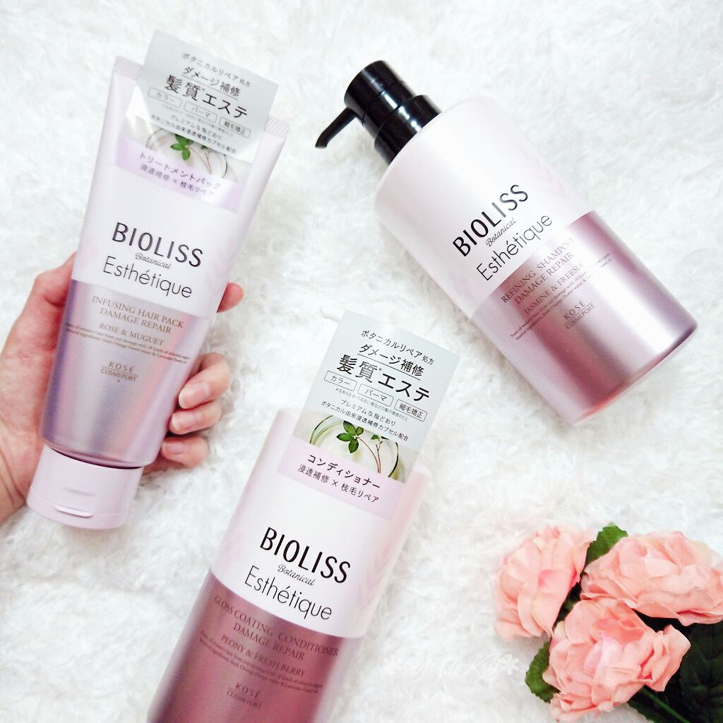 ボタニカル エステティーク インフュージング ヘアパック(ダメージリペア)/SSビオリス/ヘアマスク・ヘアパックを使ったクチコミ（1枚目）