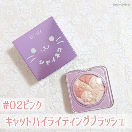 キャットハイライティングブラッシュ/ZEESEA/パウダーハイライトを使ったクチコミ(5枚目)