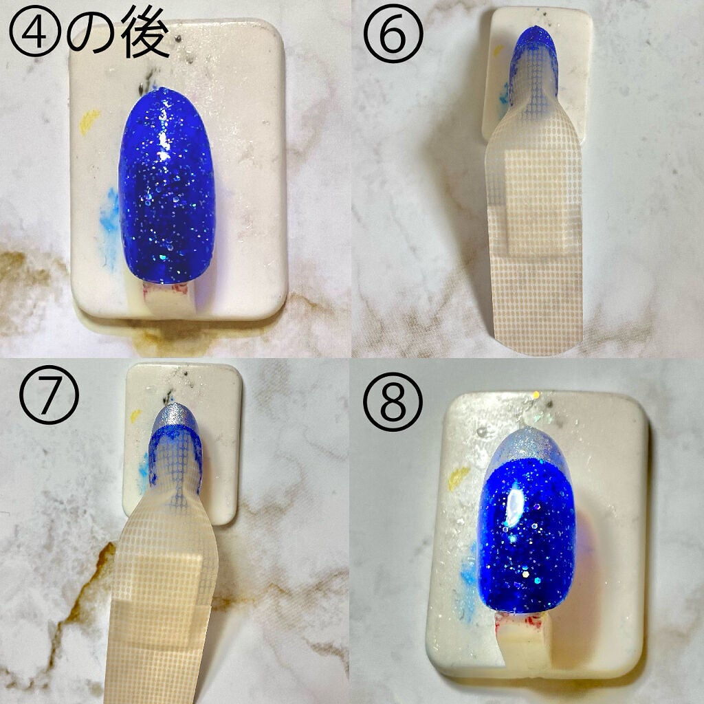 ジェルネイル(ライト対応)/セリア/ジェルネイルを使ったクチコミ(4枚目)