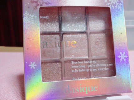 シャドウパレット/dasique/アイシャドウパレットを使ったクチコミ(1枚目)