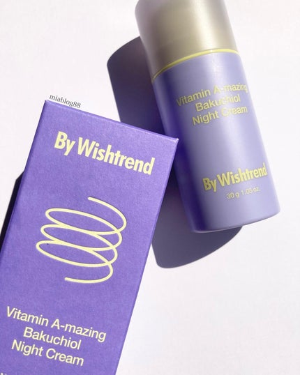 ビタミンA-mazingバクチオールナイトクリーム/By Wishtrend/フェイスクリームを使ったクチコミ(2枚目)